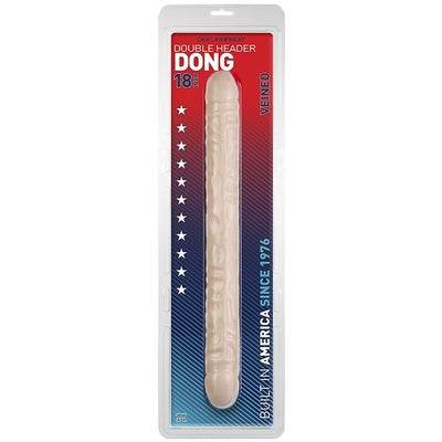 Veined Double Header White 18"