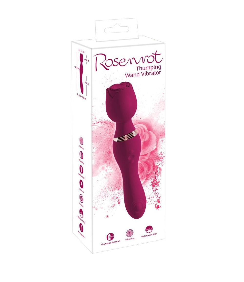 RoseThumping Wand Vibrator