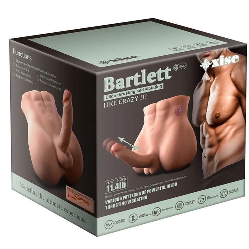 Bartlett 5kg USB Auto Thrusting 15cm Male Cock and Ass Sex Doll