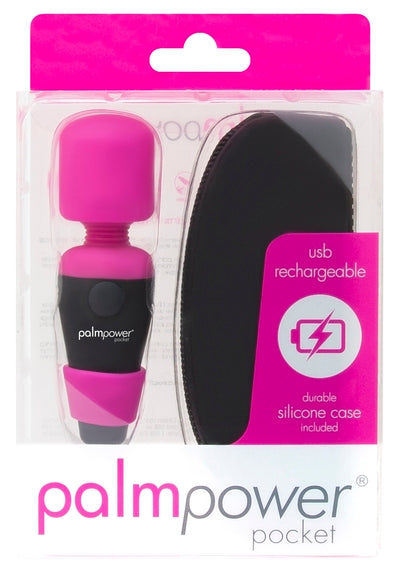 PALM POWER RECHARGEABLE POCKET MASSAGER FUCHSIA
