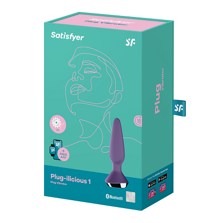 Satisfyer Plug-ilicious 1 Purple Butt Plug