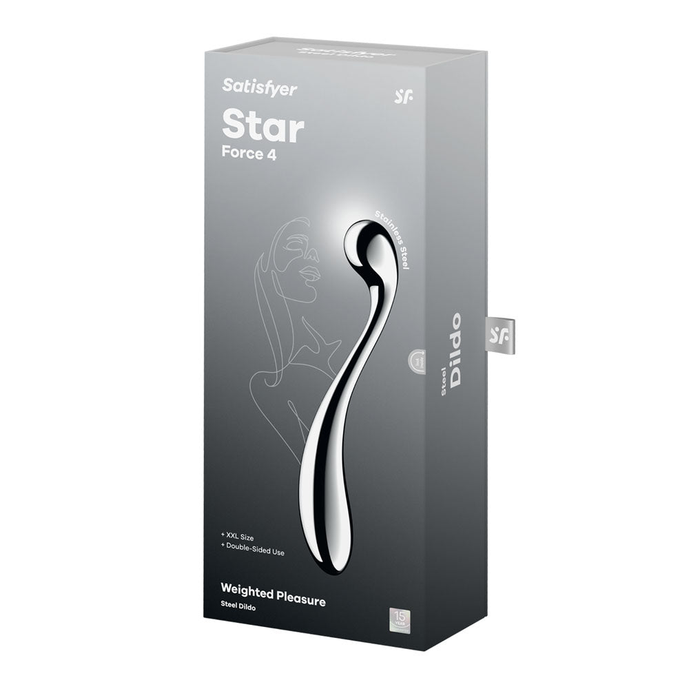 Satisfyer Star Force 4 - Steel 26 cm Dildo