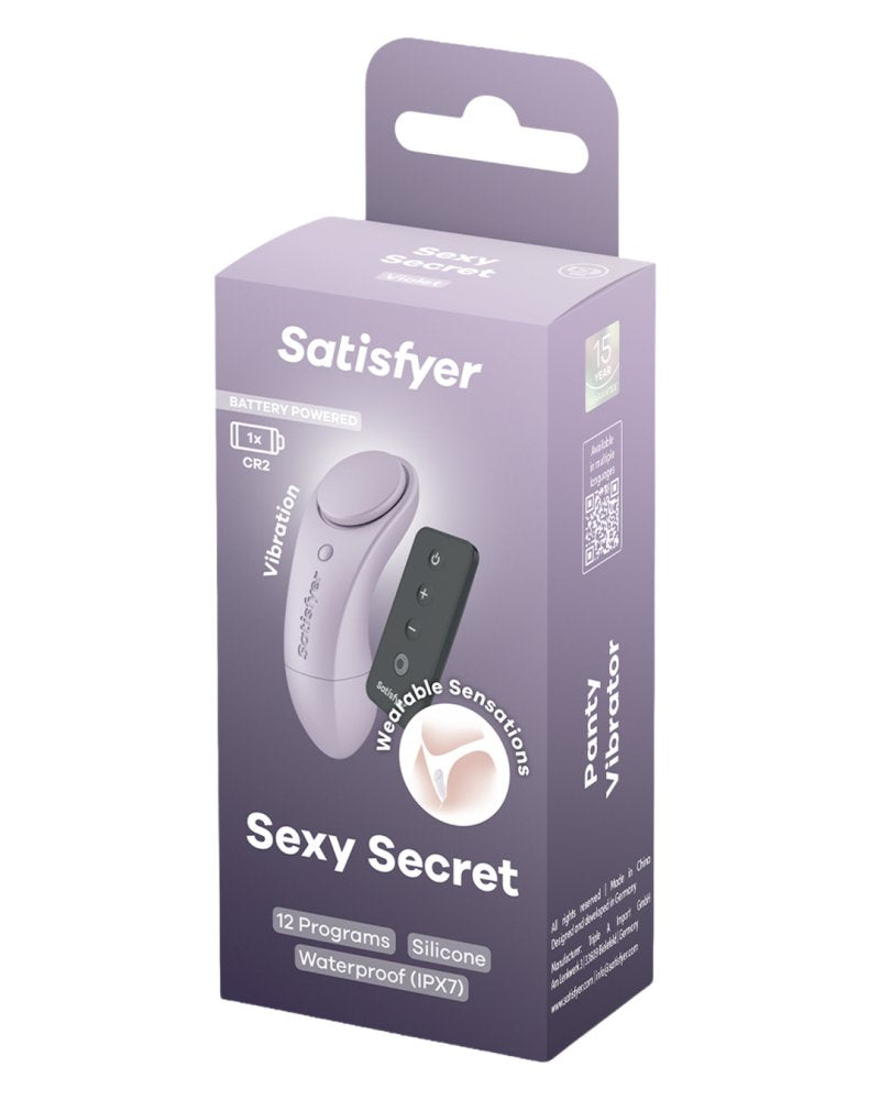 Satisfyer Sexy Secret with Remote Battery Series violet