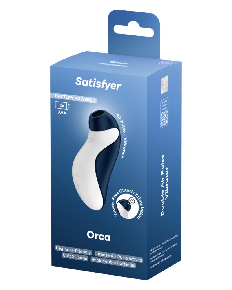 Satisfyer Orca Battery Series blue & white
