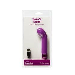 Sara’s Spot Compact G-Spot Vibrator Purple