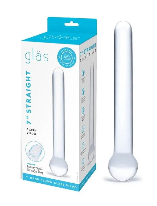 7" Straight Glass Dildo Vibrant Vibes Australia - Quality Sex Toys - Great Prices