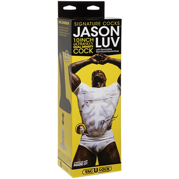 Signature Cocks - Jason Luv 10 Inch ULTRASKYN Cock with Removable Vac...