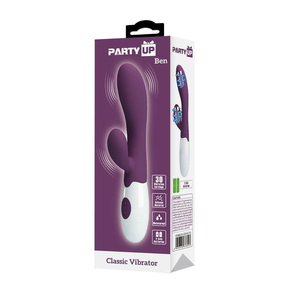 Party Up BEN Classic Vibe - - 20 cm Rabbit Vibrator