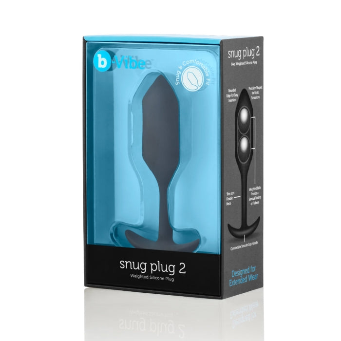 b-Vibe SNUG BUTT PLUG 2 BLACK