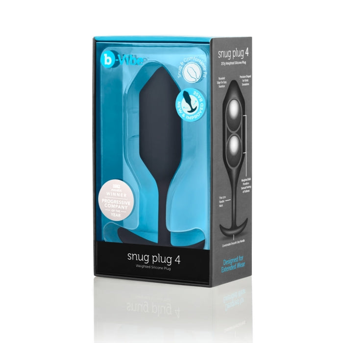 B-Vibe SNUG BUTT PLUG 4 BLACK