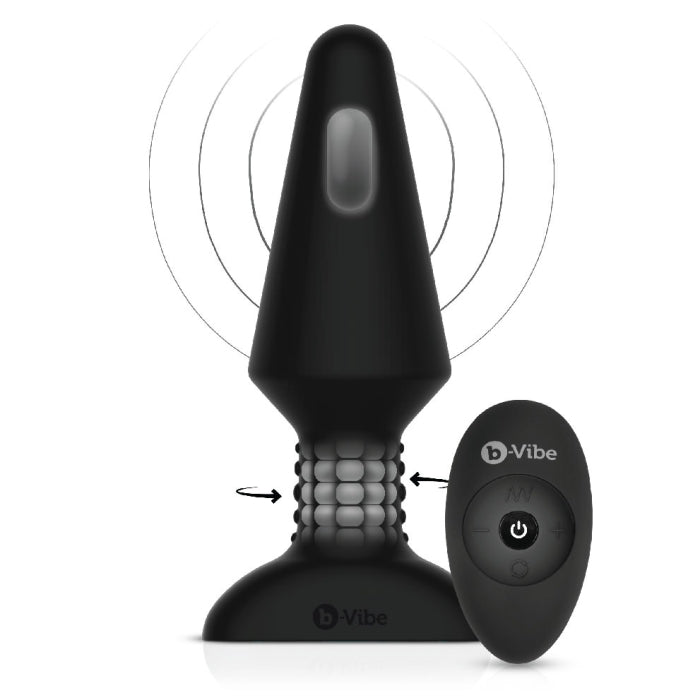 b-Vibe RIMMING PLUG XL BLACK