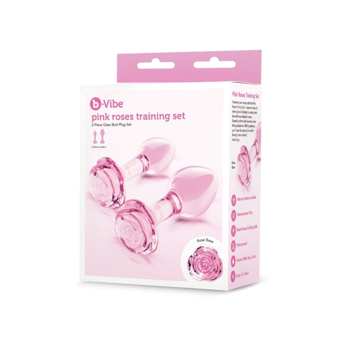 B-Vibe PINK ROSES TRAINING SET