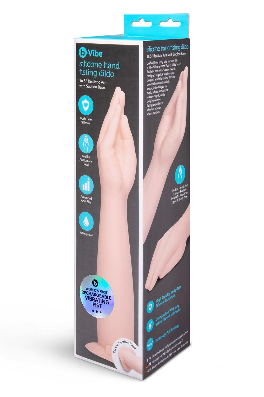 B-VIBE SILICONE HAND FISTING DILDO