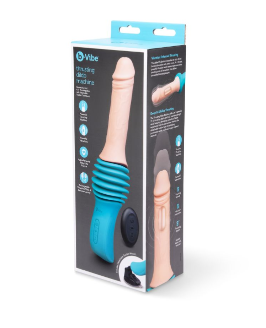 B-Vibe thrusting dildo machine