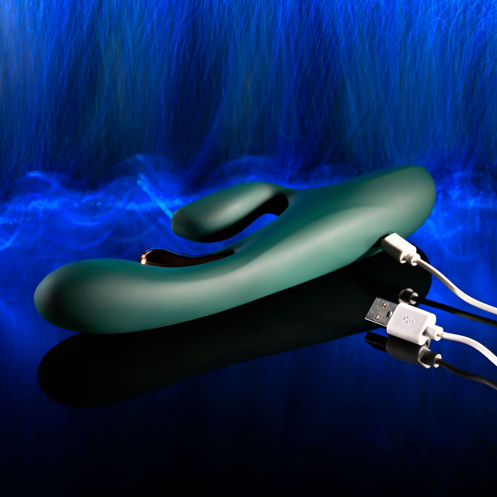 Evolved GOLDEN GODDESS - USB Rechargeable Rabbit Vibrator with G-Spot Flicker