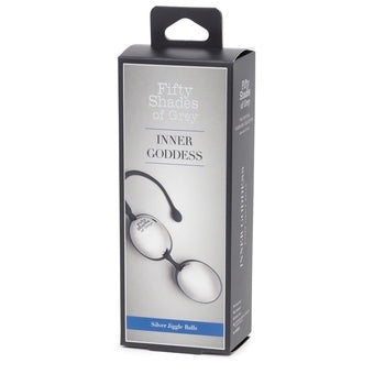 Fifty Shades of Grey Inner Goddess Silver Jiggle Balls 67g Silver