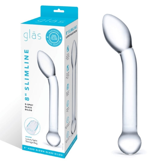 glas 8" Slimline G-Spot Dildo