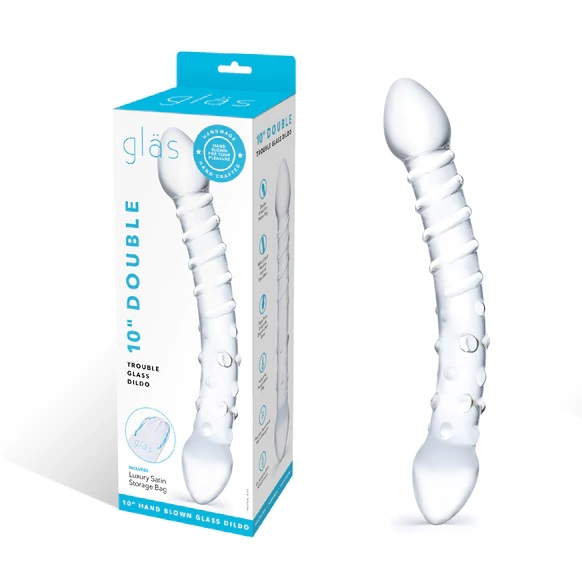 Glas 10" Double Trouble dildo