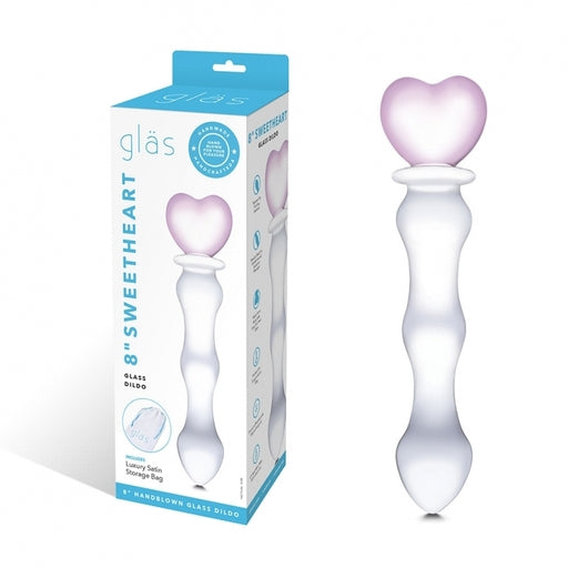 Glas 8" Sweetheart Dildo