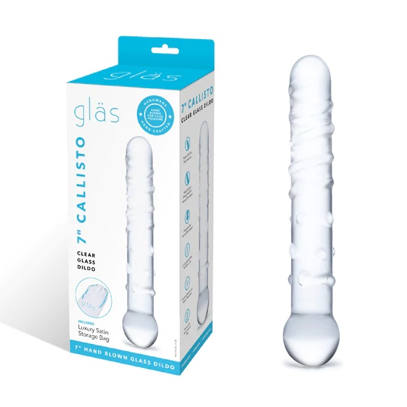 Glas 7" Callisto Clear Dildo