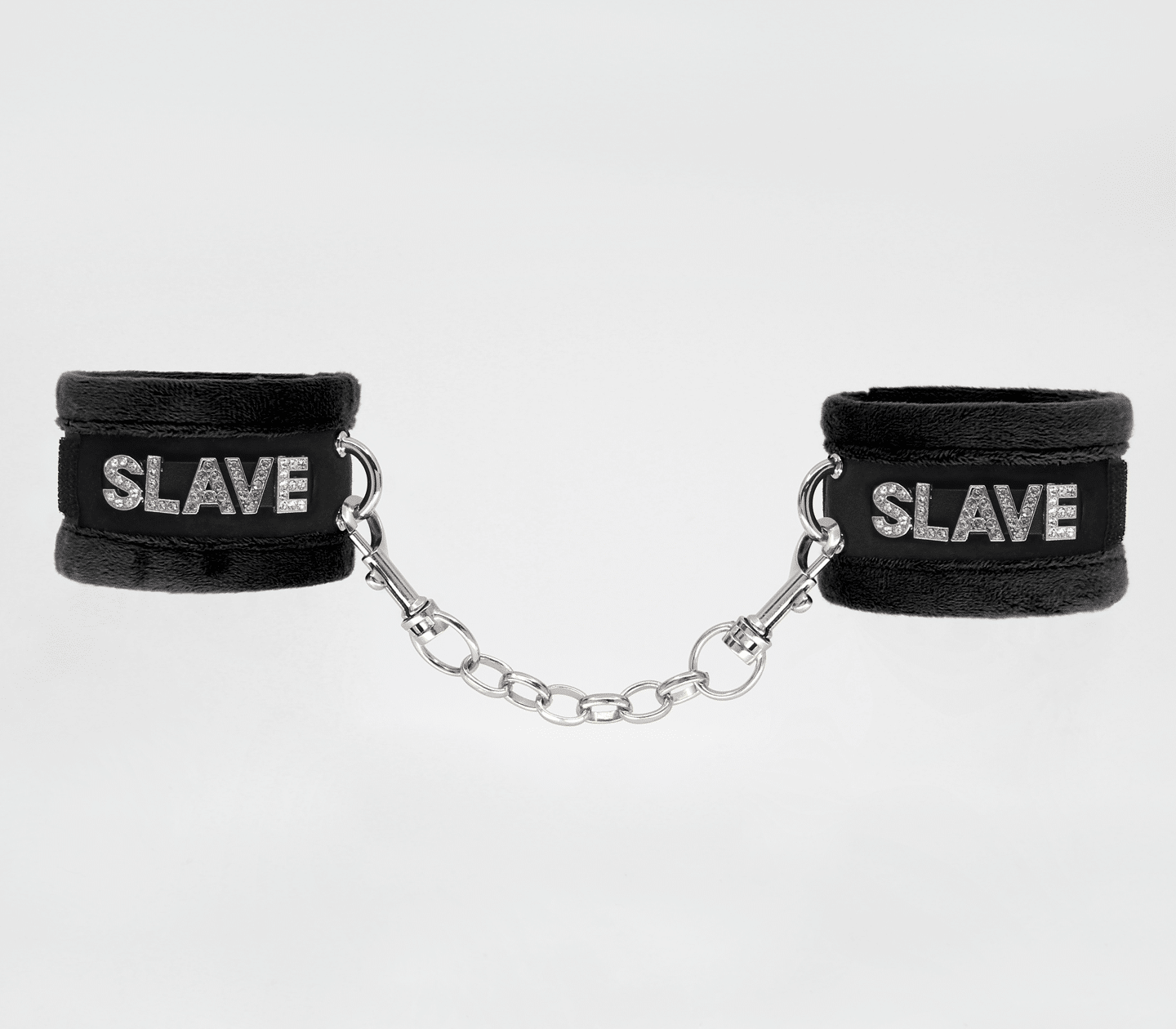 HAN016B Handcuffs - Black - Love in Leather