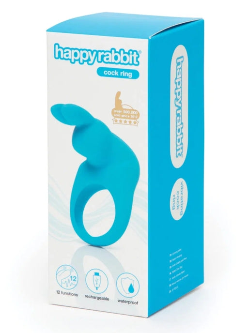 Happy Rabbit Rechargeable Cock Ring Blue by Lovehoney