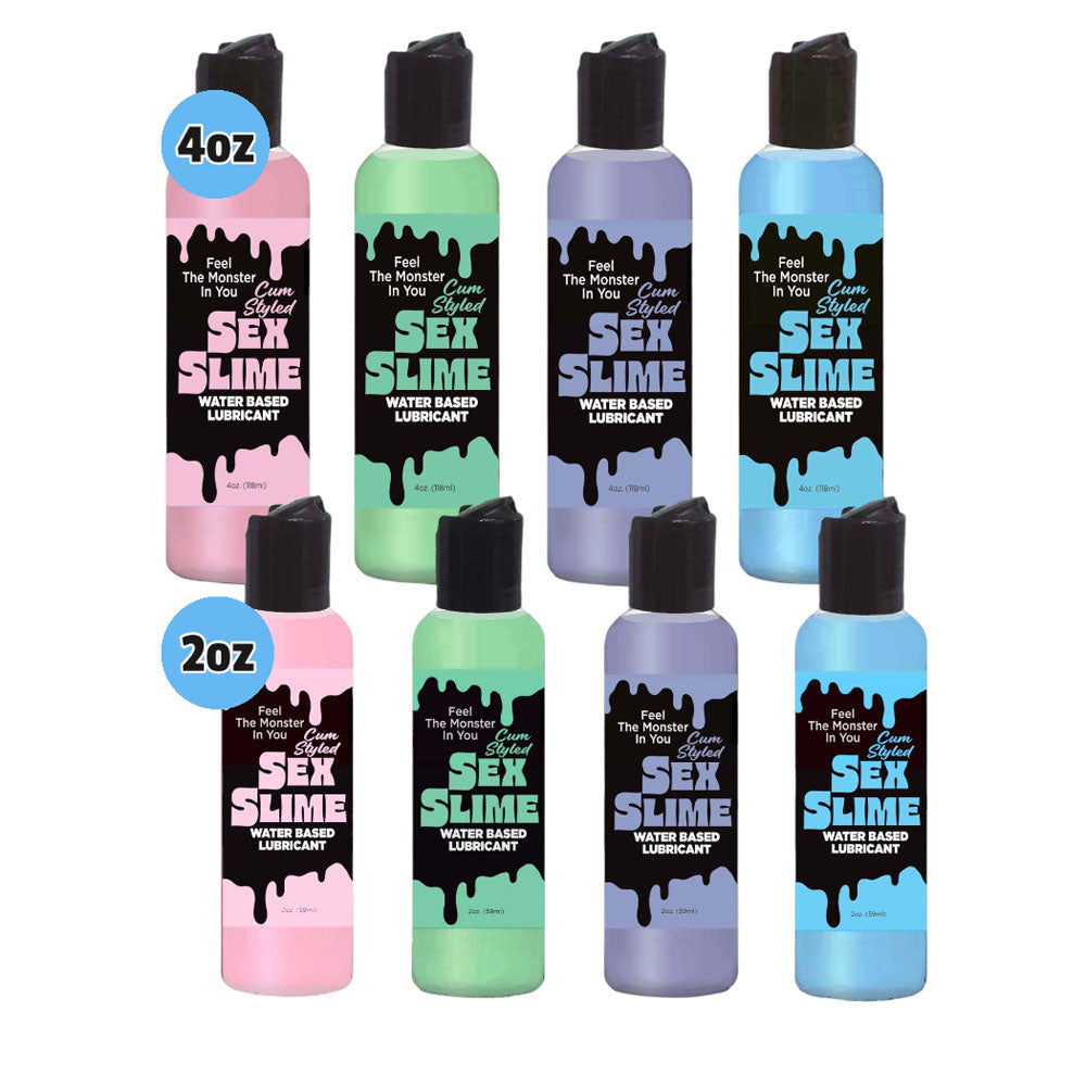 Sex Slime Cum Style Creature Lube - 120 ml - Cum Style Water Based Lubricant - 120 ml Bottle