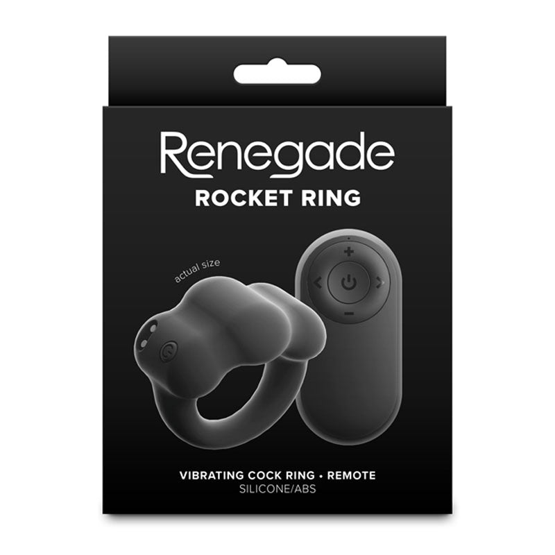 Renegade Rocket Ring - - USB Rechargeable Vibrating Cock Ring with Wireless Remote