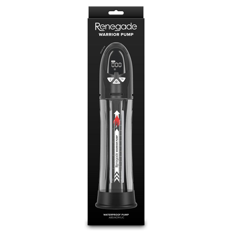 Renegade Warrior Pump - - /Clear Waterproof Automatic Penis Pump