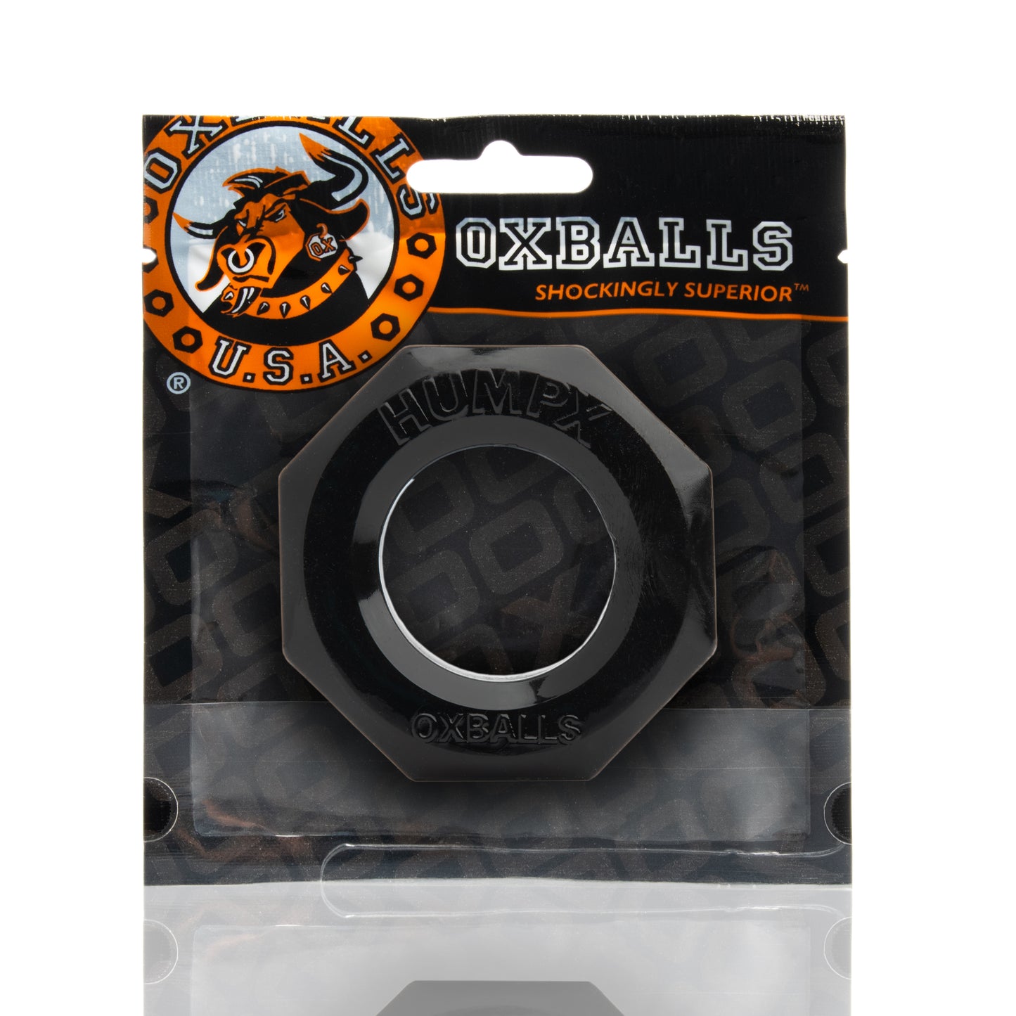 OXBALLS HUMPX larger screw cockring BLACK
