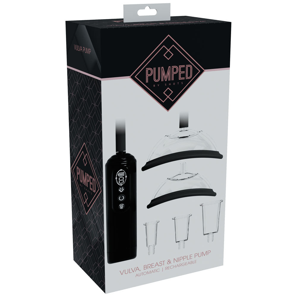 PUMPED Vulva, Breast & Nipple Pump - - USB Rechargeable Ladies Pump Set