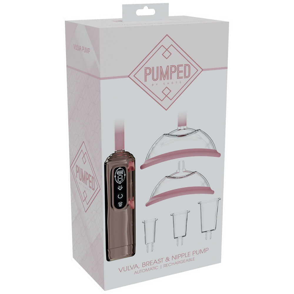 PUMPED Vulva, Breast & Nipple Pump - - USB Rechargeable Ladies Pump Set