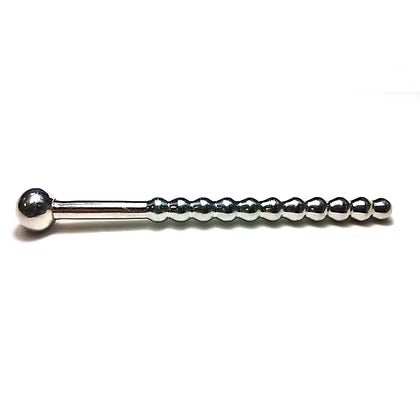 rouge Beaded Urethral Sound with Stopper