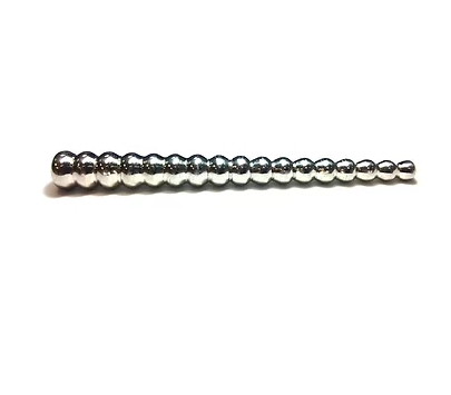 rouge Stainless Steel Beaded Hollow Urethral sound