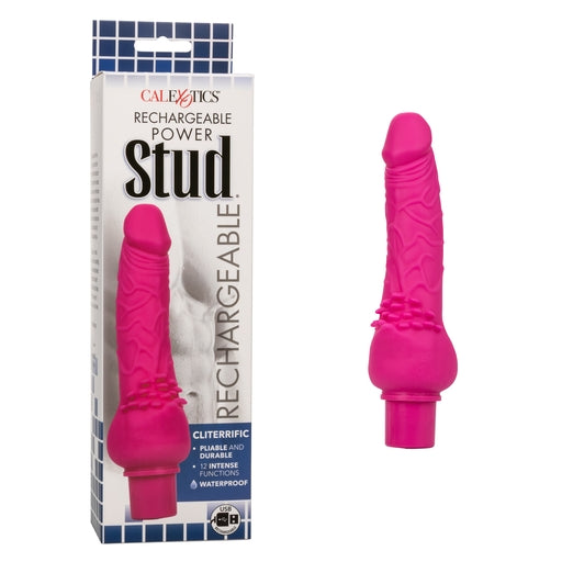 Rechargeable Power Stud Cliterrific - Pink