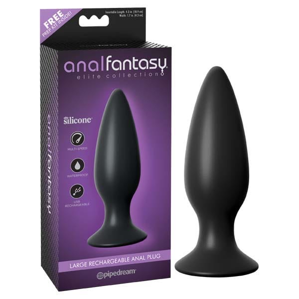 Anal Fantasy Elite Collection Large Rechargeable Anal Plug Pipedream