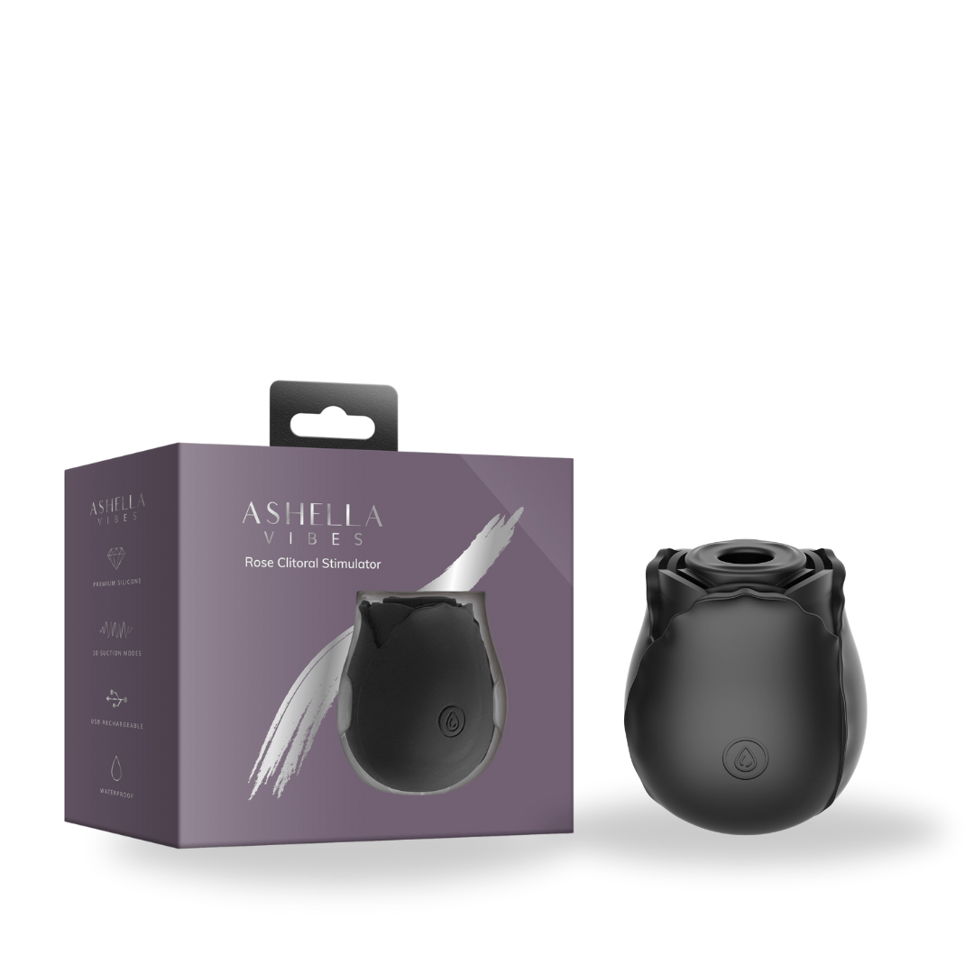 Ashella Vibes Rose Clitoral Stimulator Vibrant Vibes Australia - Quality Sex Toys - Great Prices