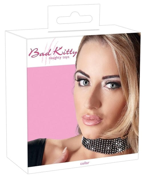 Bad Kitty Rhinestone Choker Vibrant Vibes Australia - Quality Sex Toys - Great Prices