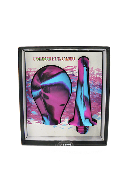 Colourful Camo Douche Vibrant Vibes Australia - Quality Sex Toys - Great Prices