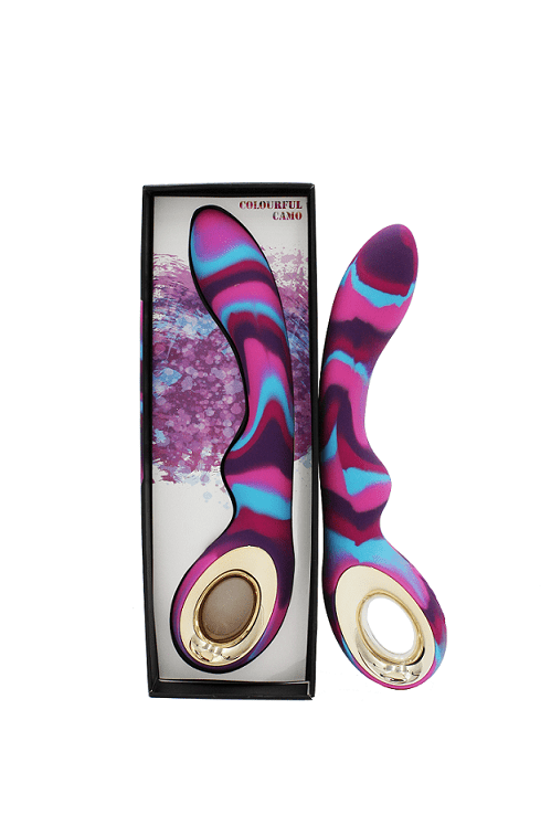 Colourful Camo Magic Vibrator Pink Vibrant Vibes Australia - Quality Sex Toys - Great Prices