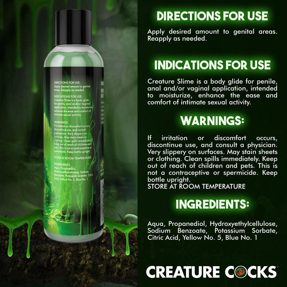 Creature Slime by Creature Cocks - Slime - Water Based Lubricant - 237 ml Bottle