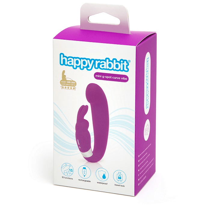 Happy Rabbit Mini G-Spot Curve Vibe Vibrant Vibes Australia - Quality Sex Toys - Great Prices