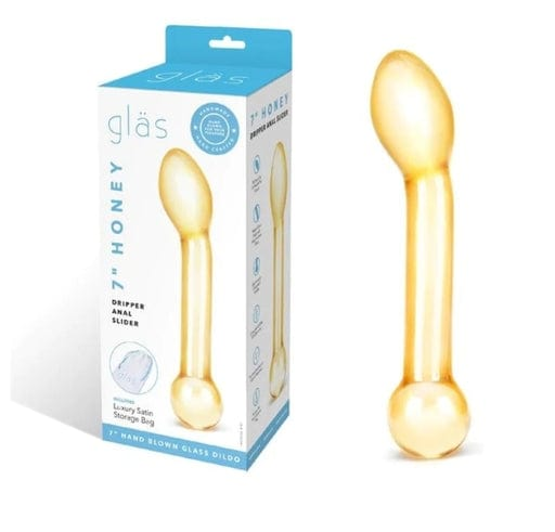 Honey Dripper Glass Anal Slider Vibrant Vibes Australia - Quality Sex Toys - Great Prices