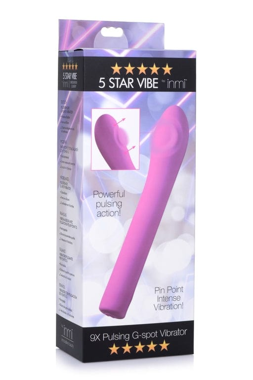 INMI 5 Star 9X Pulsing G-Spot Vibe - Pink Vibrant Vibes Australia - Quality Sex Toys - Great Prices