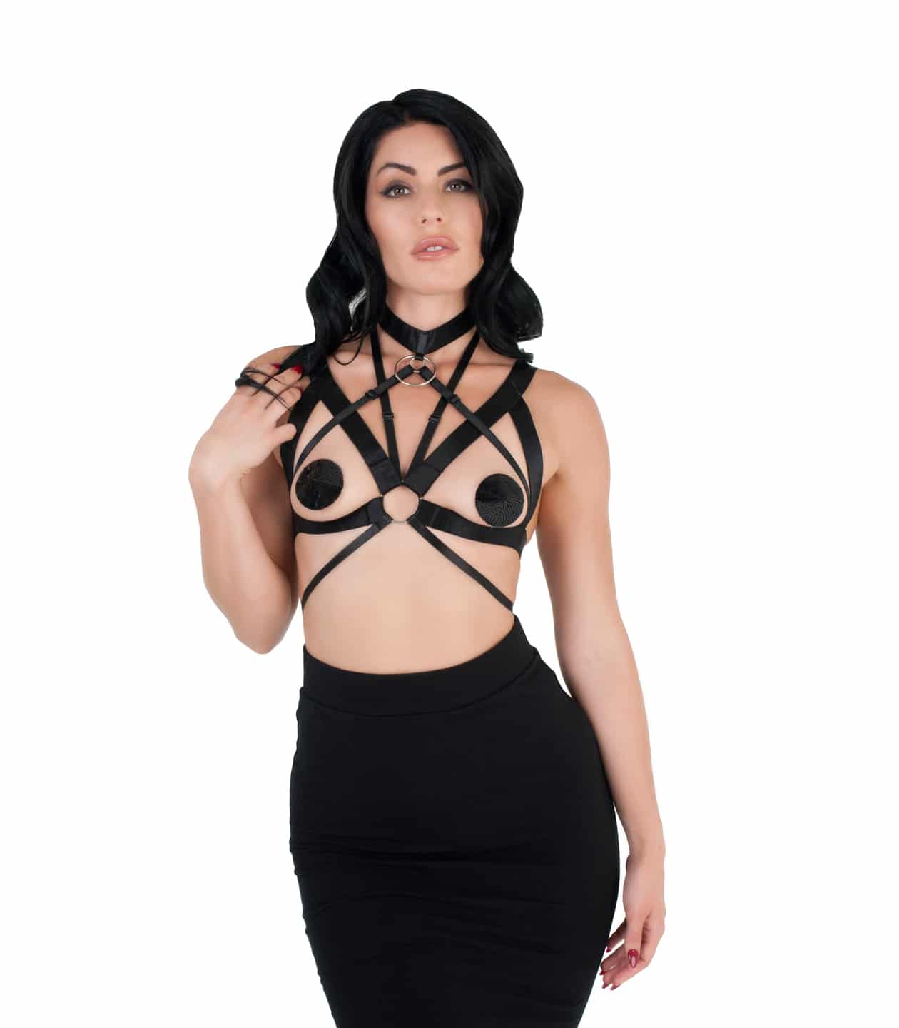 BRA0254 - Silver - Love in Leather