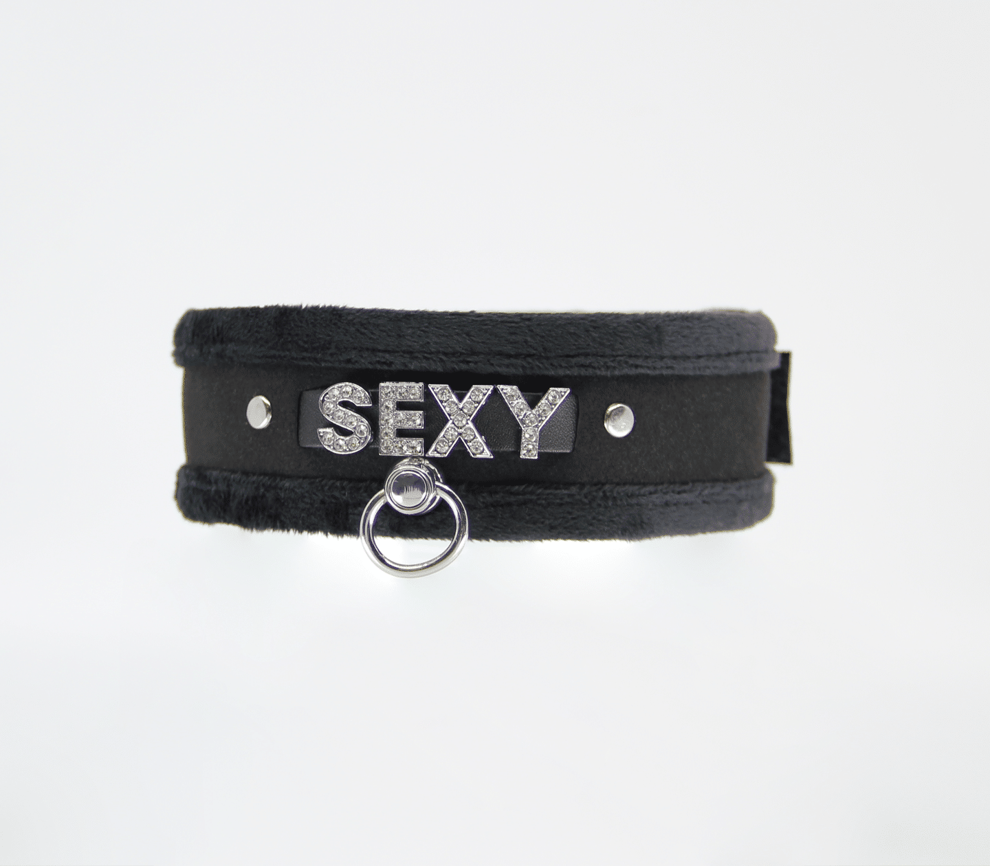 COL016A Collar - Black - Love in Leather
