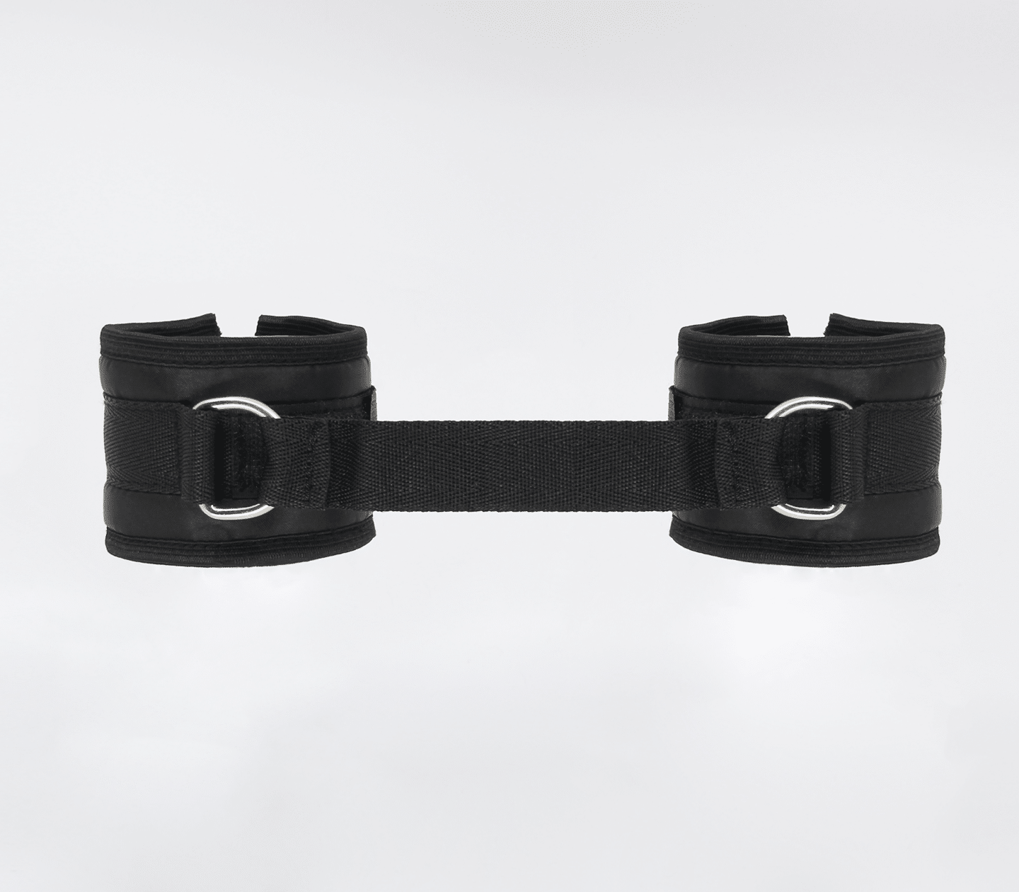 HAN036 Handcuffs - Black - Love in Leather