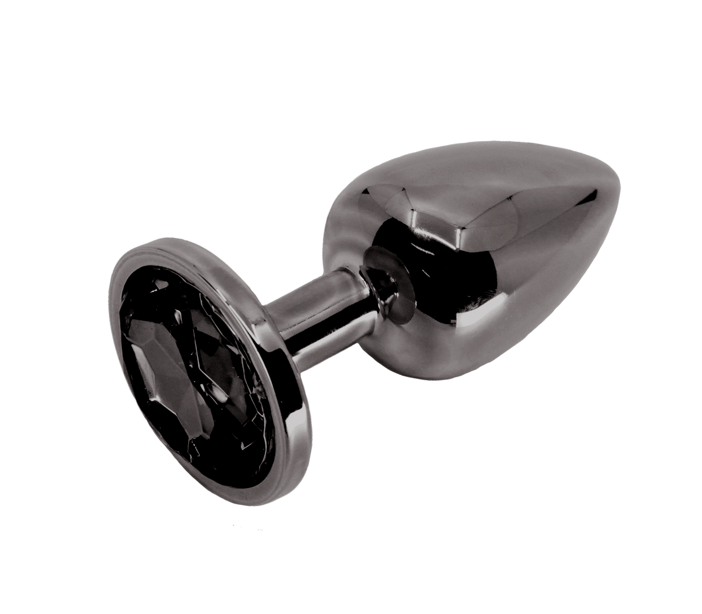 PLU001 - Gunmetal/Black - Black Chrome - Small - Love in Leather