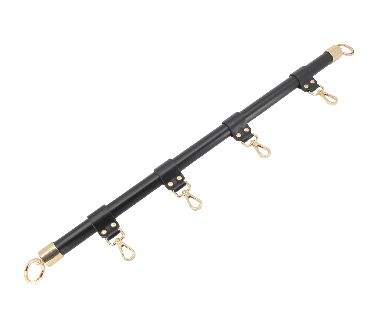 SHA070 Spreader Bar - Gold - Love in Leather