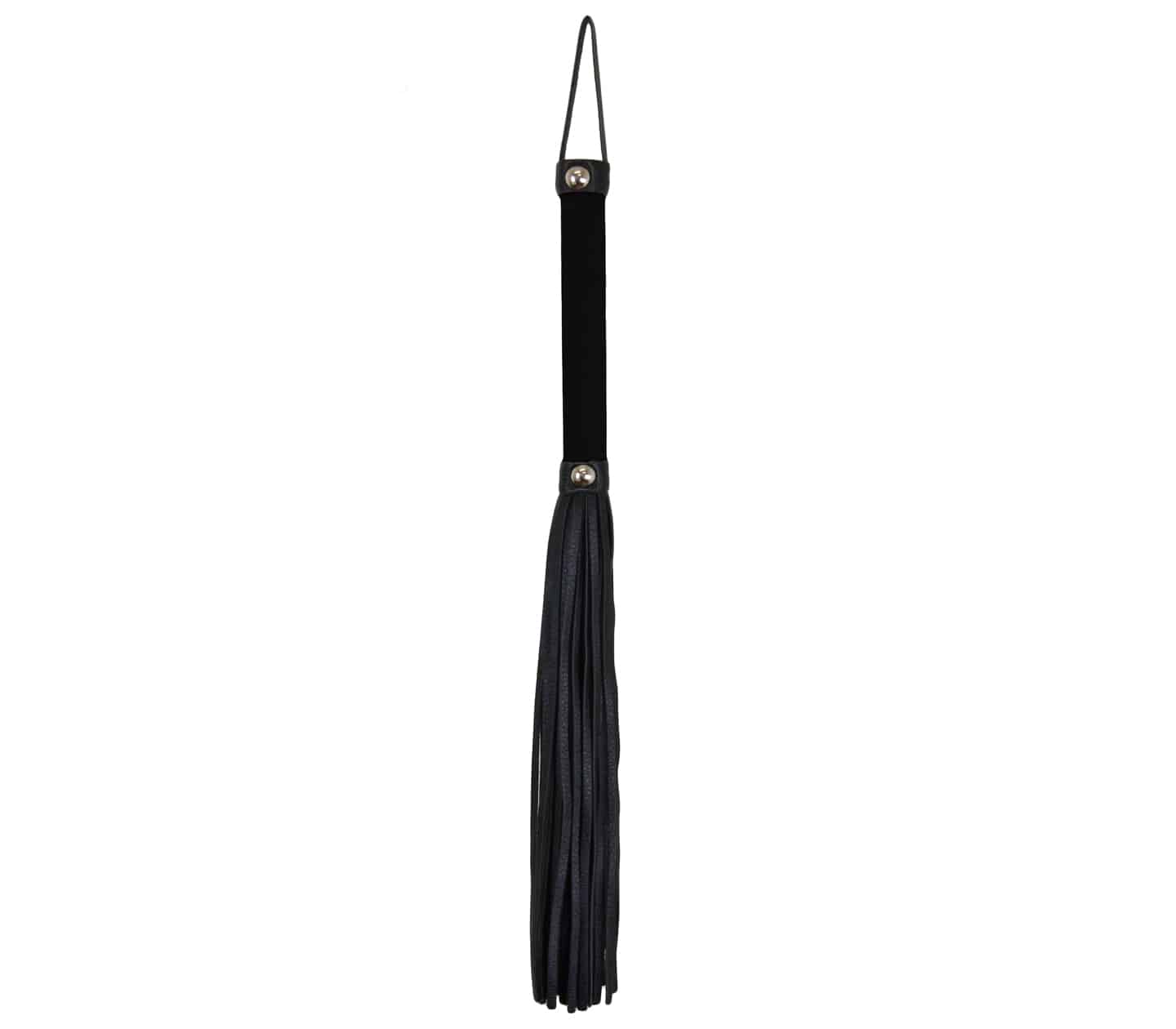 WHI038 Flogger - Black - Love in Leather